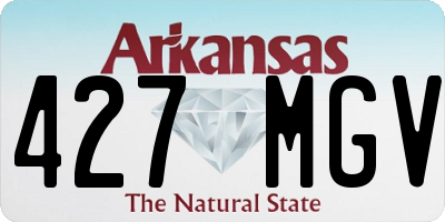 AR license plate 427MGV