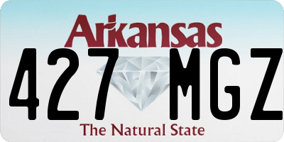 AR license plate 427MGZ