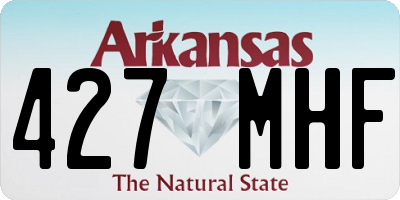 AR license plate 427MHF