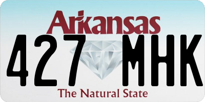 AR license plate 427MHK