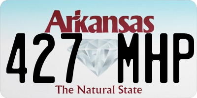 AR license plate 427MHP