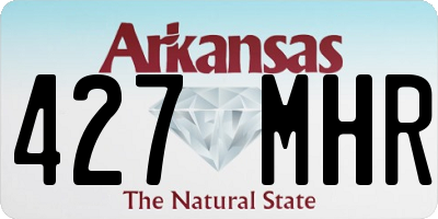AR license plate 427MHR