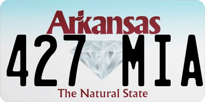 AR license plate 427MIA