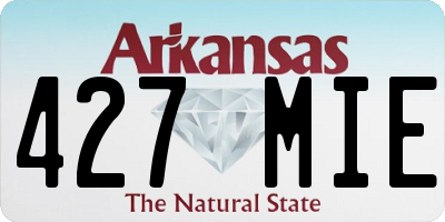 AR license plate 427MIE
