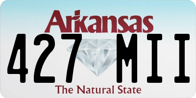 AR license plate 427MII