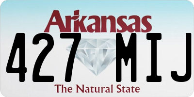 AR license plate 427MIJ