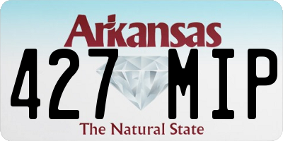 AR license plate 427MIP