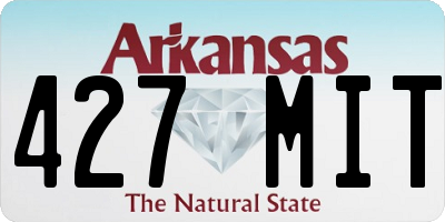 AR license plate 427MIT