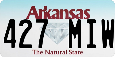 AR license plate 427MIW