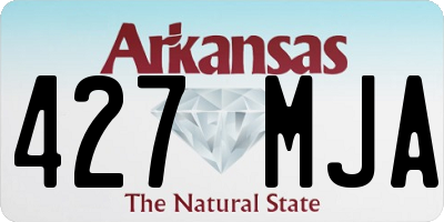 AR license plate 427MJA