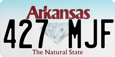 AR license plate 427MJF