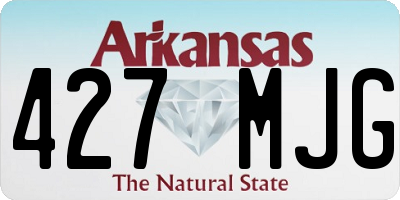AR license plate 427MJG