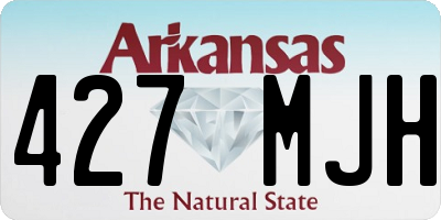 AR license plate 427MJH