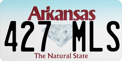 AR license plate 427MLS
