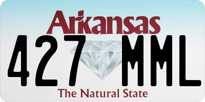 AR license plate 427MML