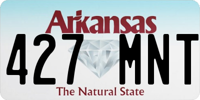AR license plate 427MNT