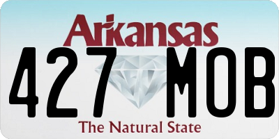 AR license plate 427MOB