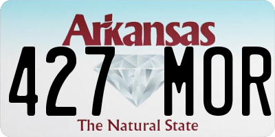 AR license plate 427MOR