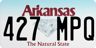 AR license plate 427MPQ