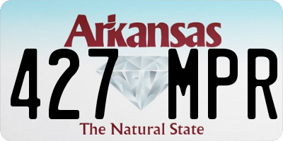 AR license plate 427MPR