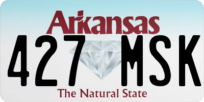 AR license plate 427MSK