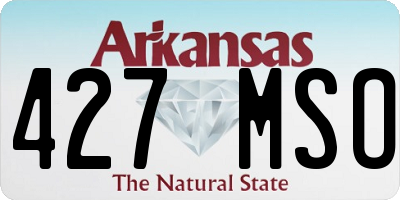 AR license plate 427MSO