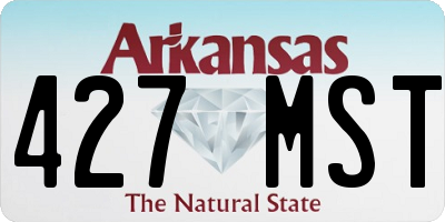 AR license plate 427MST