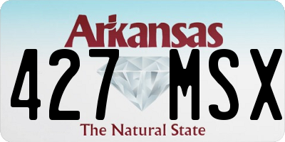 AR license plate 427MSX