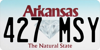 AR license plate 427MSY