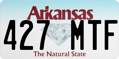 AR license plate 427MTF