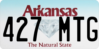 AR license plate 427MTG