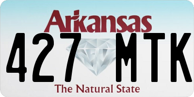 AR license plate 427MTK