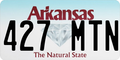 AR license plate 427MTN
