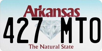 AR license plate 427MTO