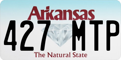 AR license plate 427MTP