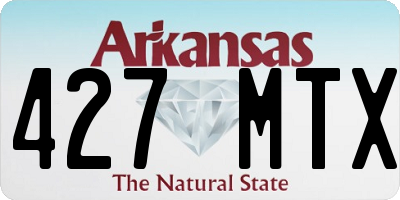 AR license plate 427MTX