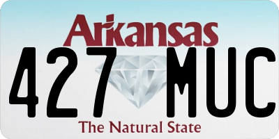 AR license plate 427MUC