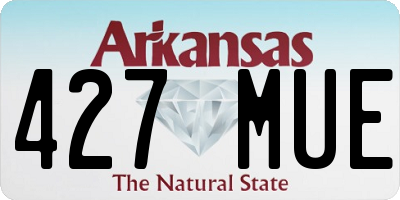 AR license plate 427MUE