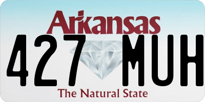 AR license plate 427MUH