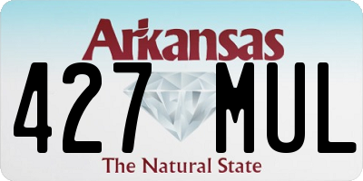AR license plate 427MUL