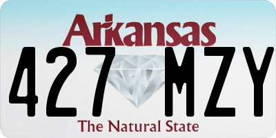 AR license plate 427MZY