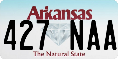 AR license plate 427NAA