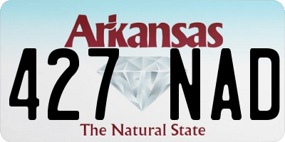 AR license plate 427NAD