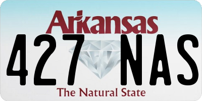 AR license plate 427NAS