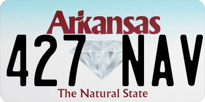 AR license plate 427NAV