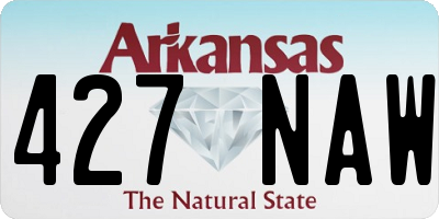 AR license plate 427NAW