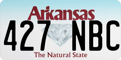 AR license plate 427NBC