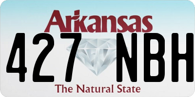 AR license plate 427NBH