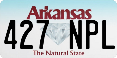 AR license plate 427NPL