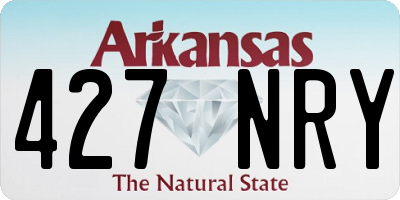 AR license plate 427NRY